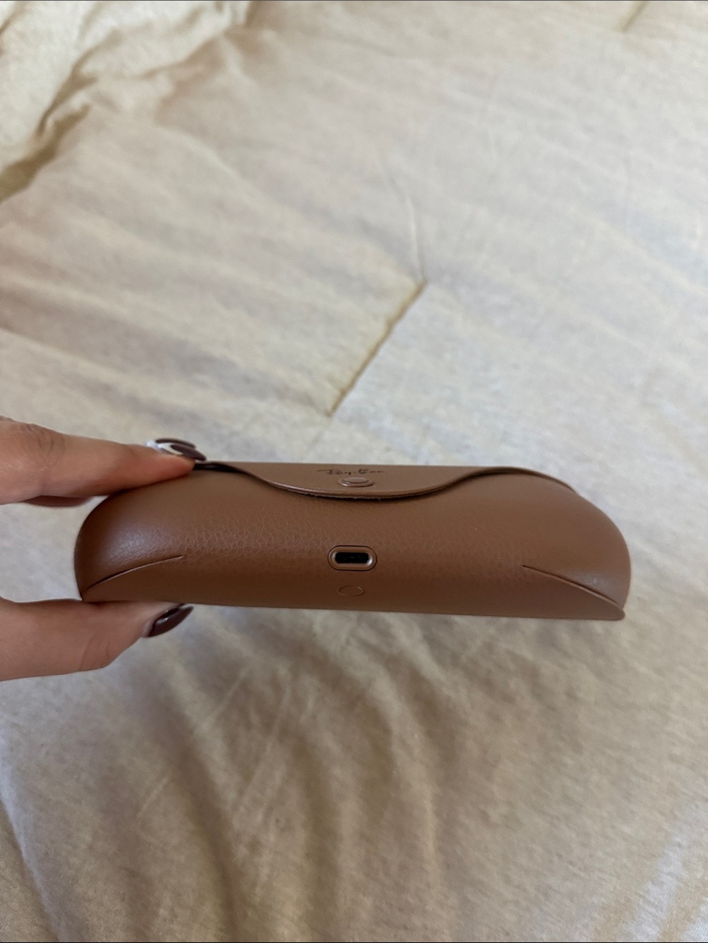 Ray-Ban Uni-Sex Black Round Meta glasses with Brown Case not prescription - Picture 5 of 6